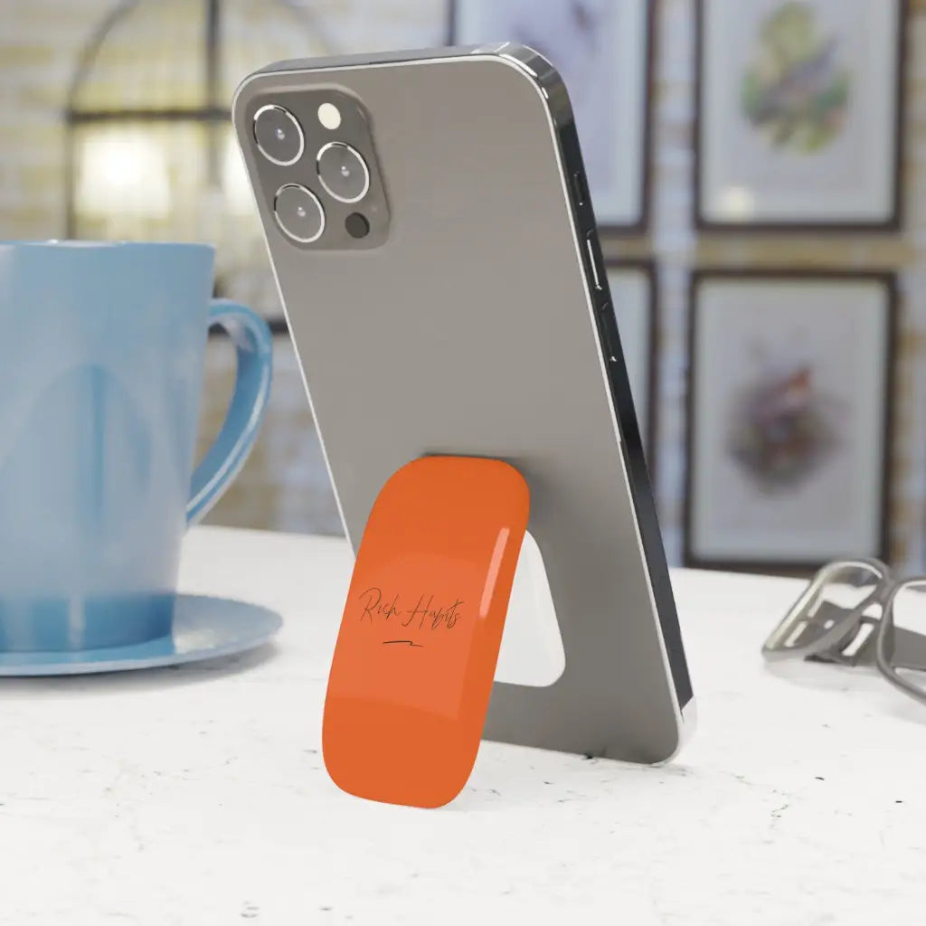 Orange Phone Click-On Grip - Accessories