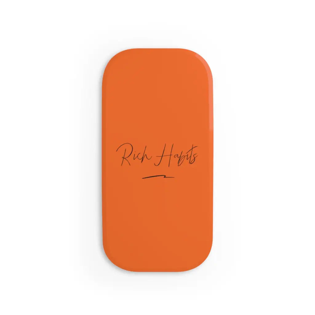 Orange Phone Click-On Grip - Matte / One size / White -