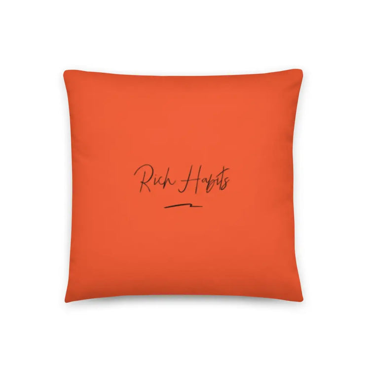 Orange Pillow - 18″×18″