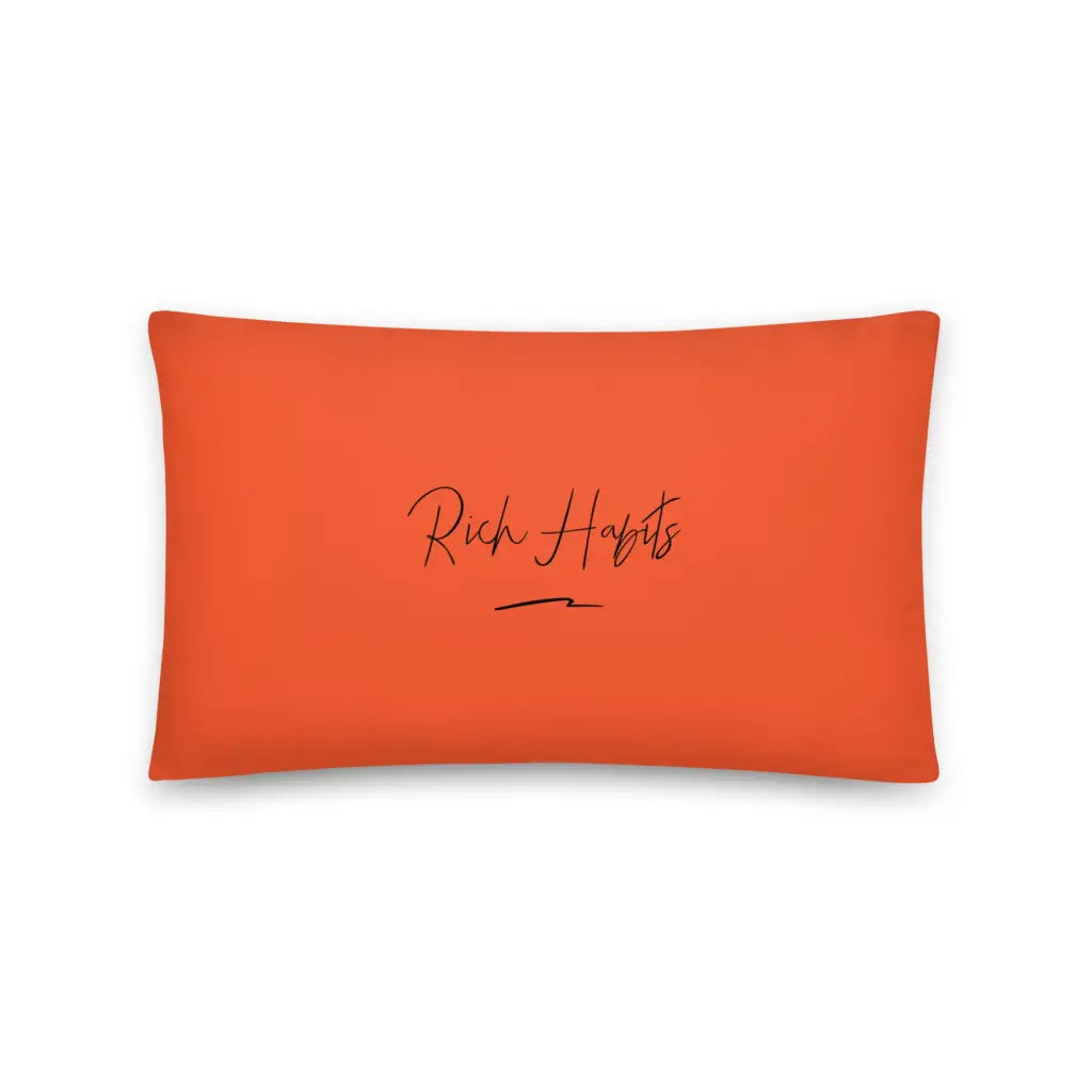 Orange Pillow - 20″×12″