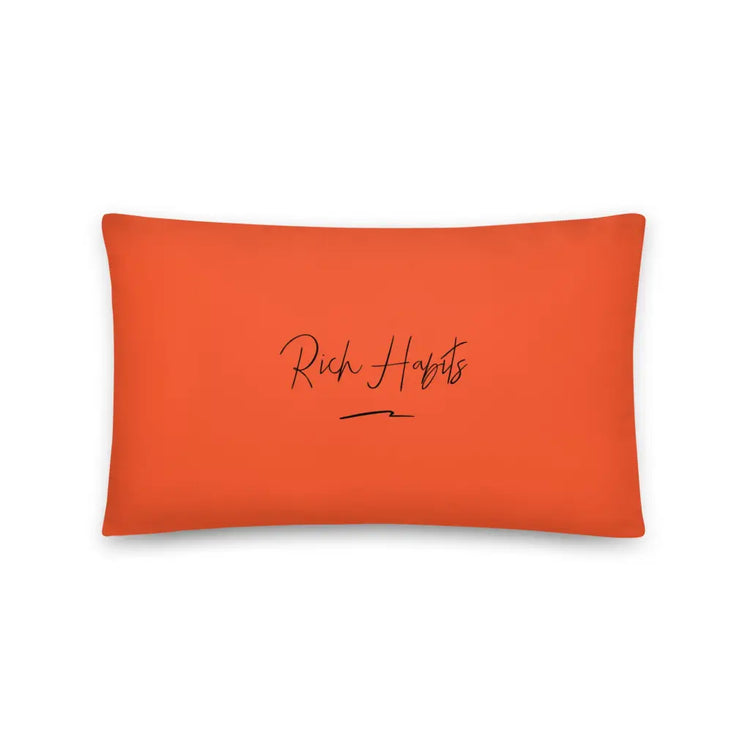 Orange Pillow - 20″×12″