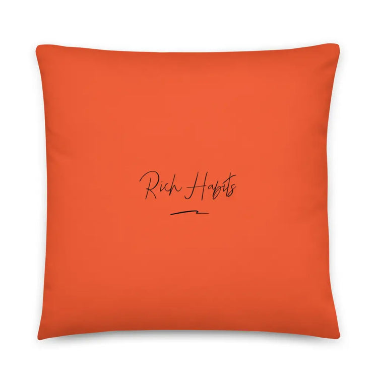 Orange Pillow - 22″×22″