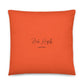 Orange Pillow - 22″×22″