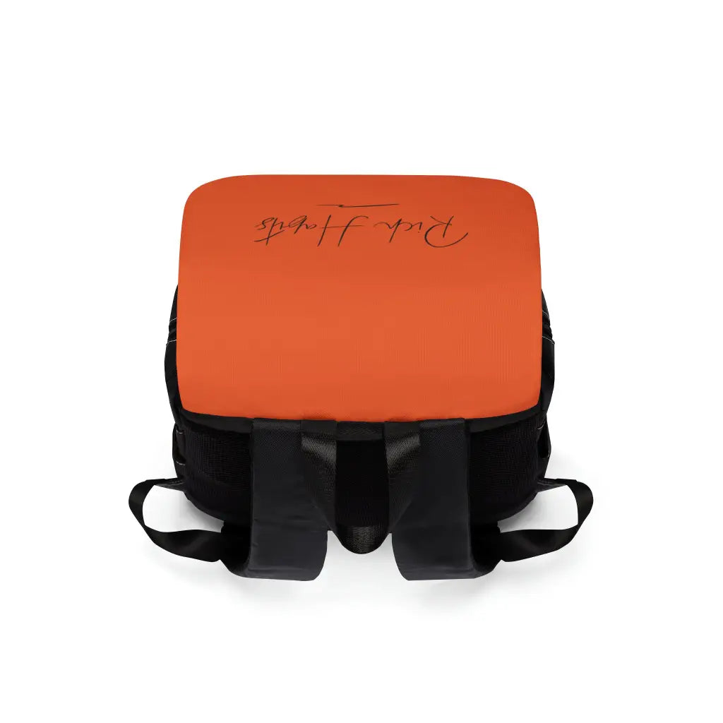 Orange Shoulder Backpack - One size - Bags