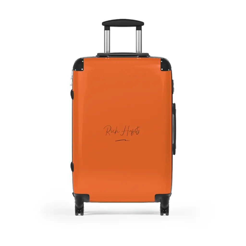 Orange Suitcase - Medium / Black - Bags