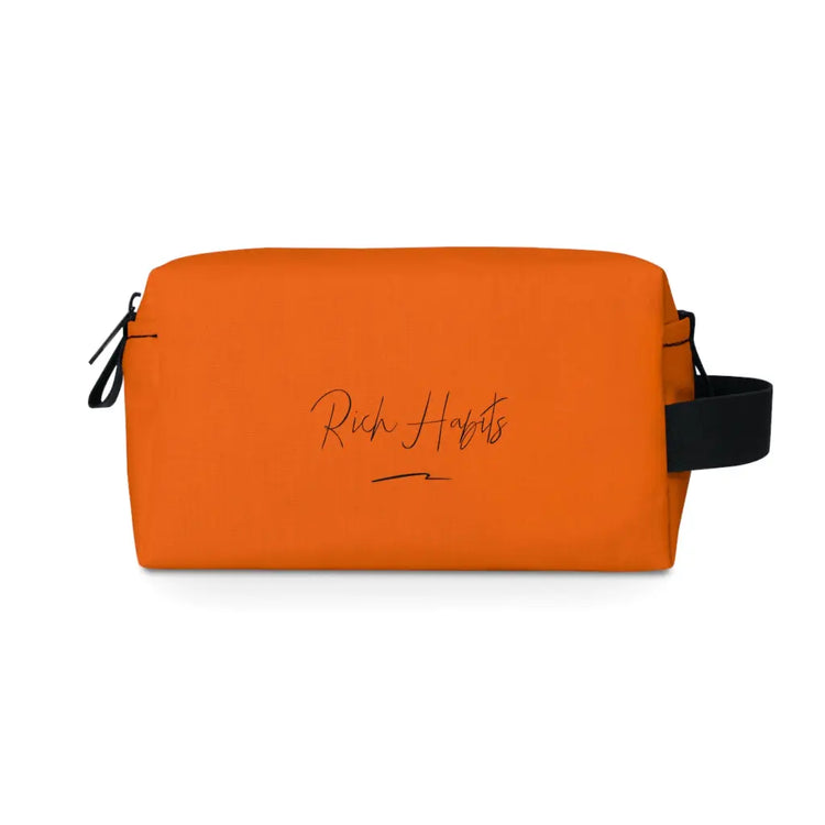 Orange Toiletry Bag - 7.5” x 4” 3.8” - Bags