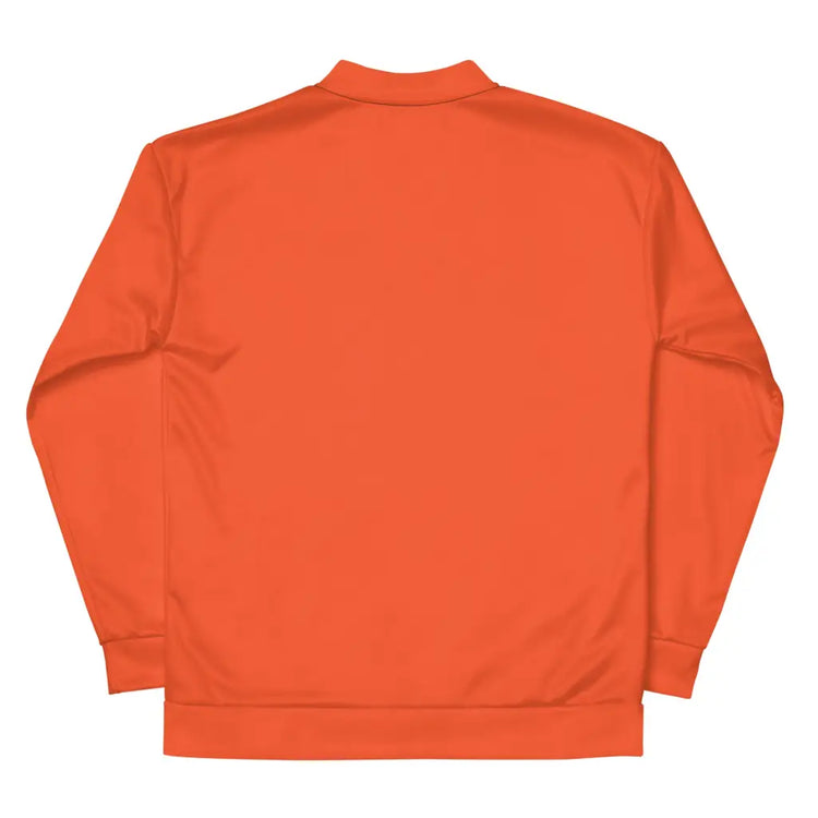 Orange Unisex Bomber Jacket