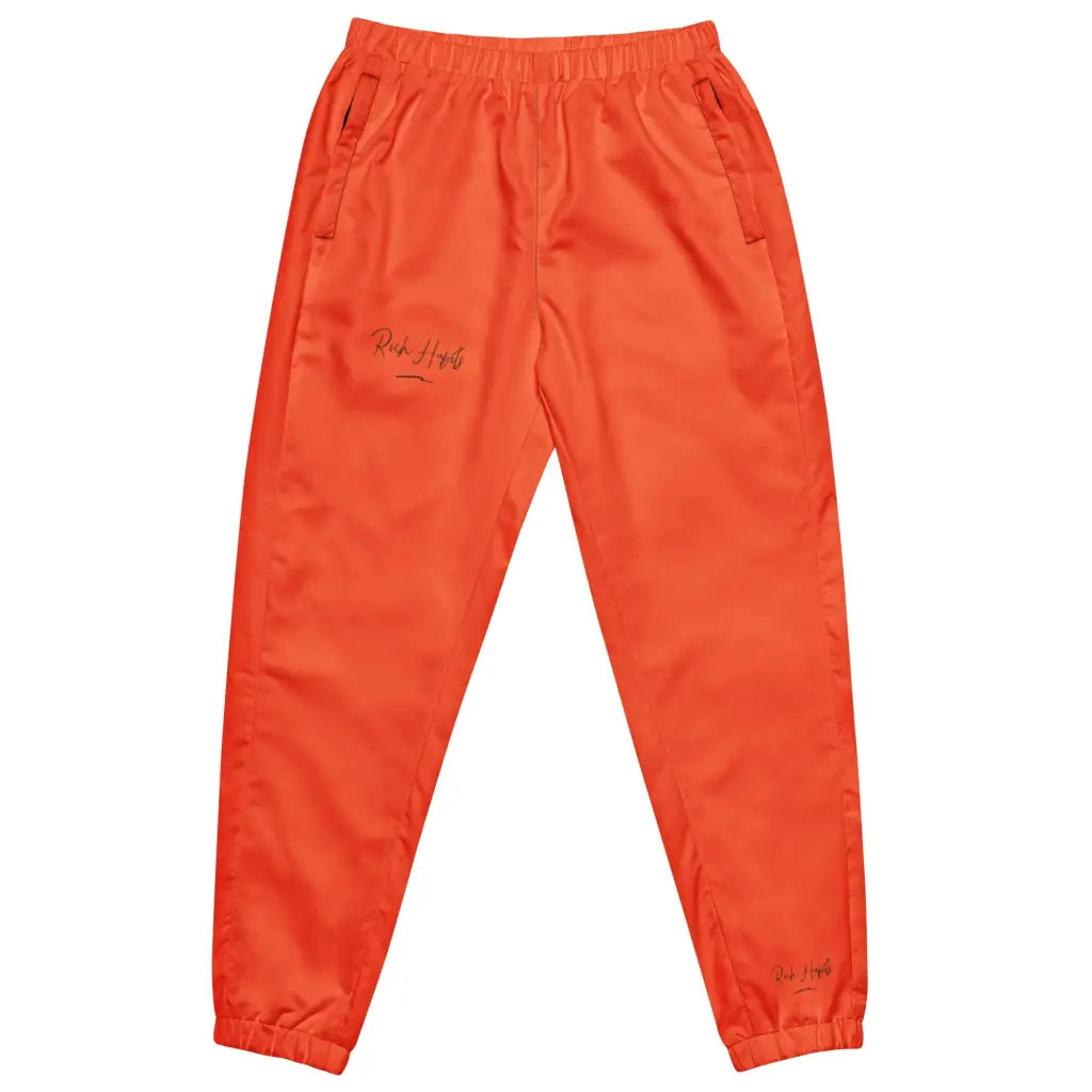 Orange Unisex track pants - Black / XS