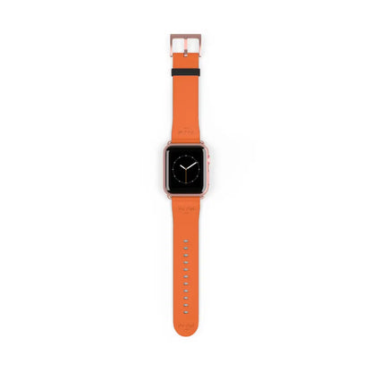 Orange Watch Band - 38 - 41 mm / Rose Gold Matte -