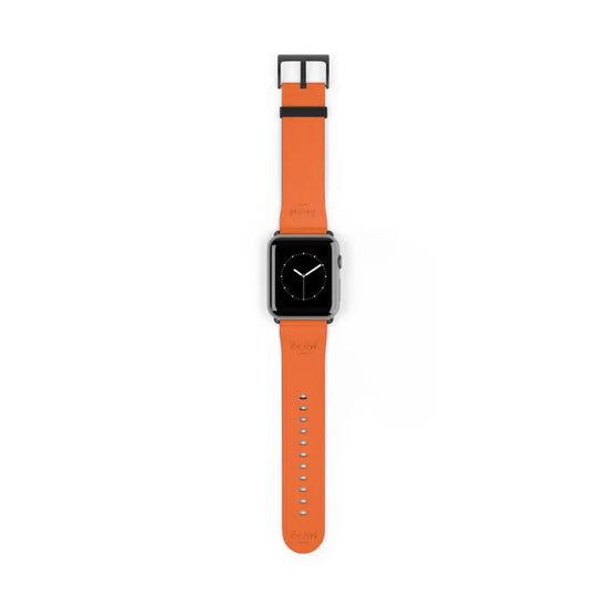 Orange Watch Band - 42 - 45 mm / Black Matte - Accessories