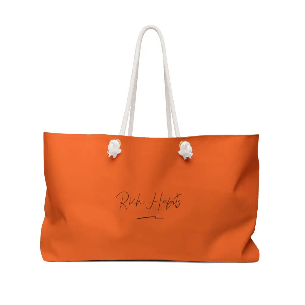 Orange Weekender Bag - 24 × 13 - Bags