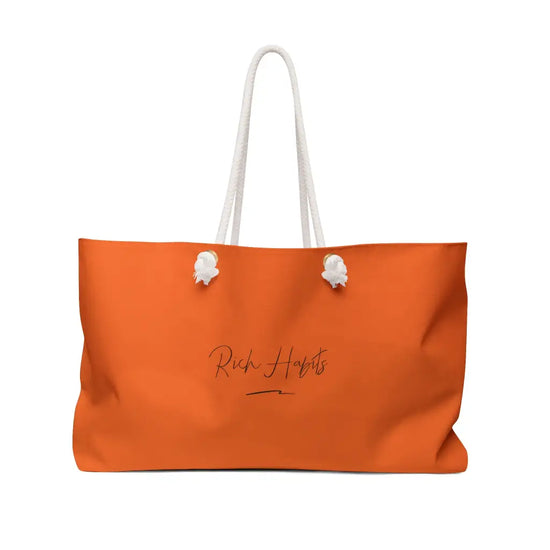 Orange Weekender Bag - 24 × 13 - Bags