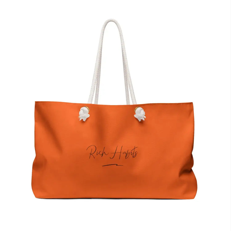 Orange Weekender Bag - 24 × 13 - Bags