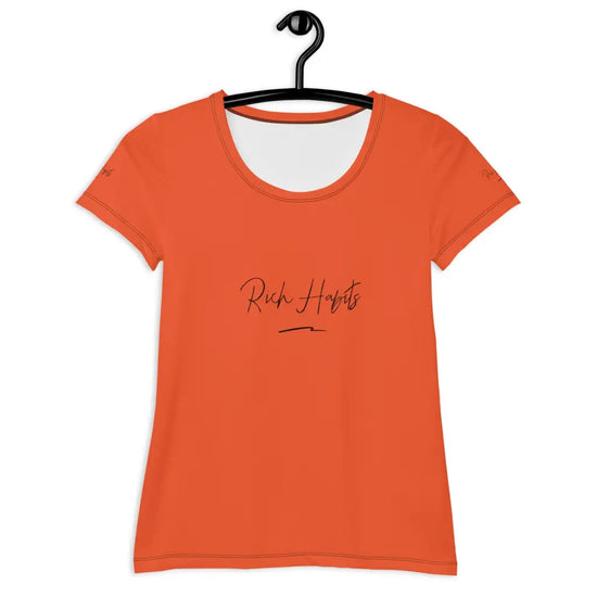 Orange Women’s Athletic T-shirt - XS