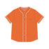 Orange Women’s Baseball Jersey - XS / Black - All Over