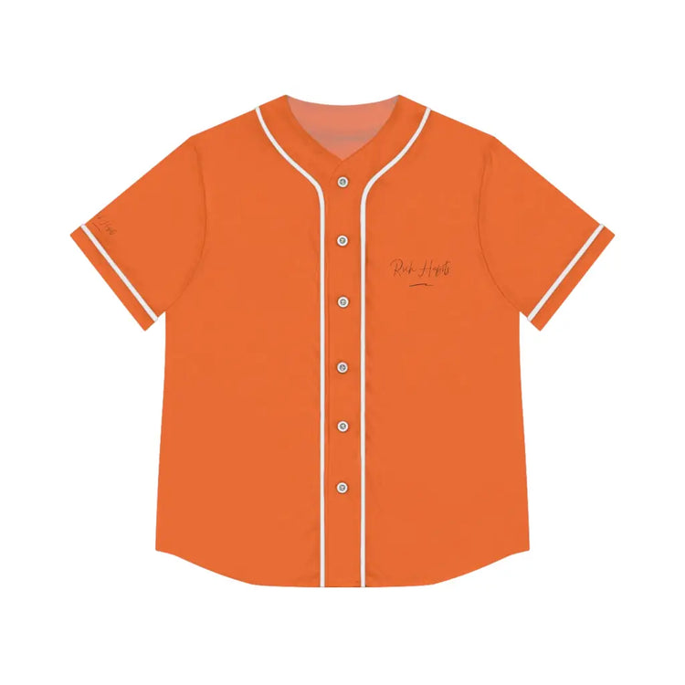 Orange Women’s Baseball Jersey - XS / Black - All Over