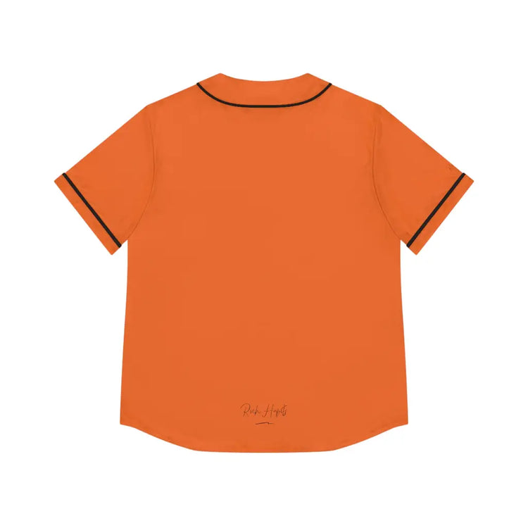 Orange Women’s Baseball Jersey - All Over Prints