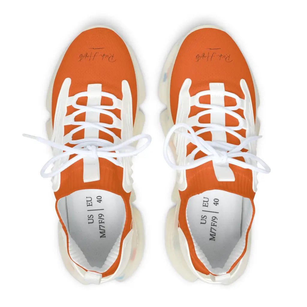 Orange Women’s Mesh Sneakers - Shoes