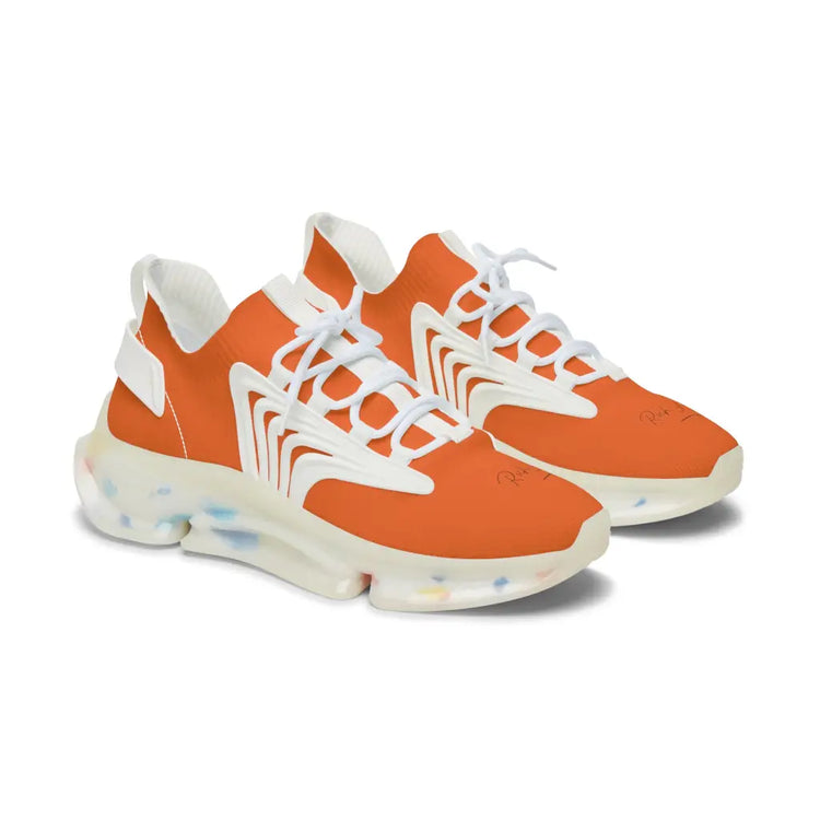 Orange Women’s Mesh Sneakers - White sole / US 5.5 - Shoes