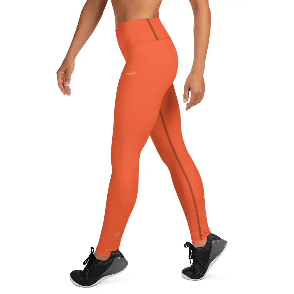 Orange Yoga Leggings