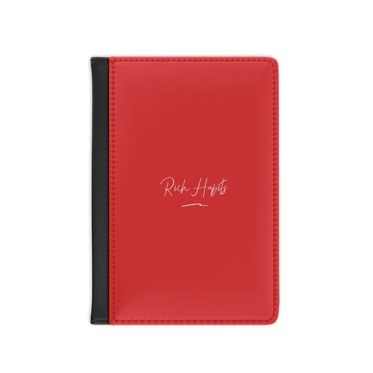 Red Passport Cover - 3.9 x 5.8 / Black - Accessories