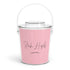 Pink Ice Bucket with Tongs - One Size / Clear - Accessories