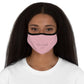 Pink Fitted Polyester Face Mask - One size - Accessories