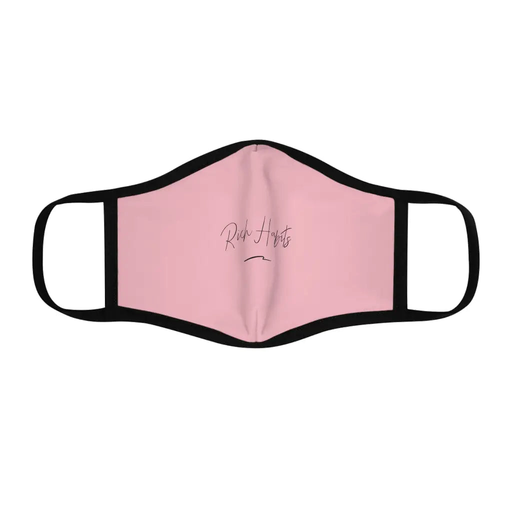 Pink Fitted Polyester Face Mask - One size - Accessories