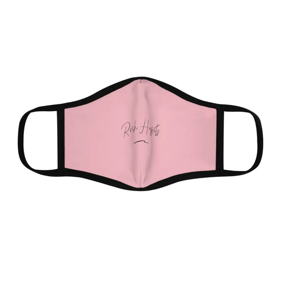 Pink Fitted Polyester Face Mask - One size - Accessories