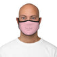 Pink Fitted Polyester Face Mask - One size - Accessories