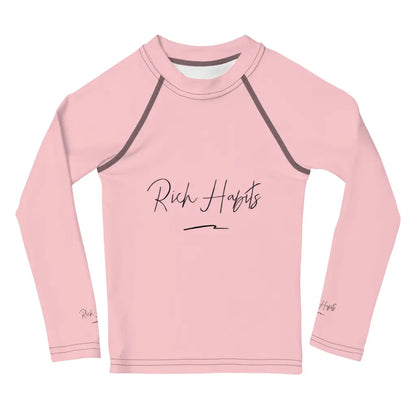 Pink Kids Rash Guard - 2T