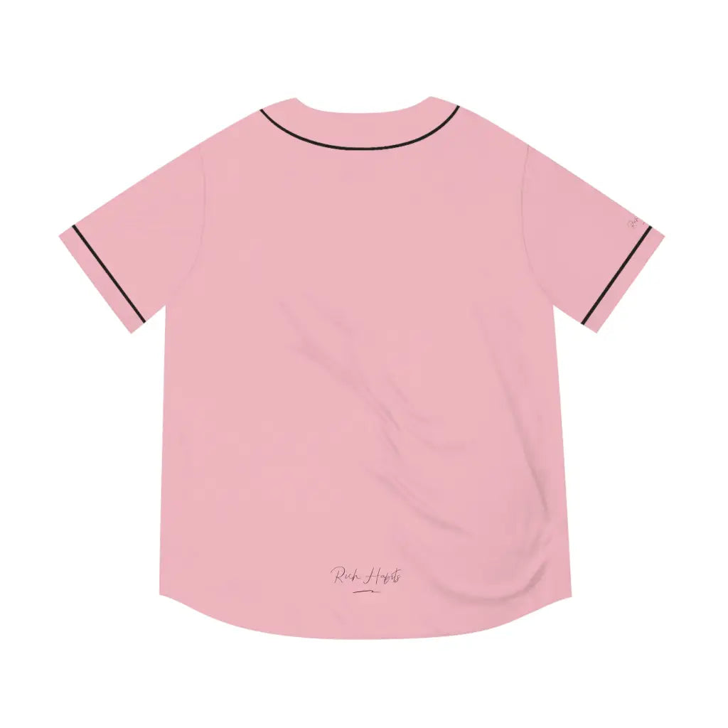 Pink Men’s Baseball Jersey - All Over Prints