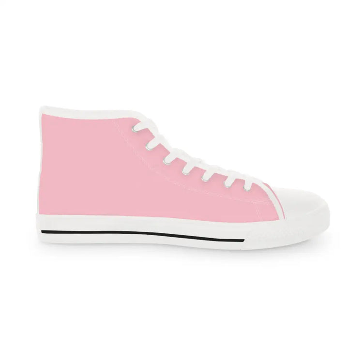 Pink Men’s High Top Sneakers - Shoes