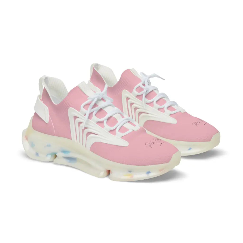 Pink Men’s Mesh Sneakers - White sole / US 5 - Shoes