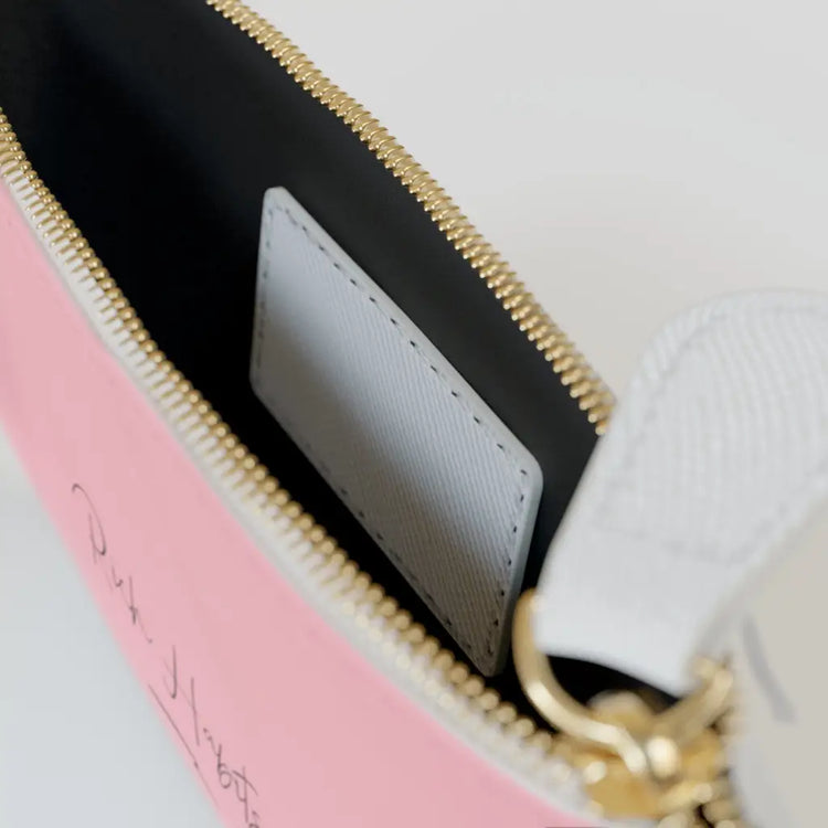 Pink Mini Clutch Bag - 6.3” x 4” / White - Bags