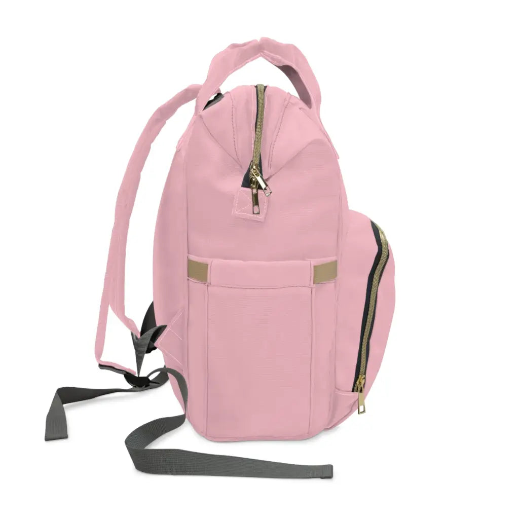 Pink Multifunctional Diaper Backpack - 15.0 × 10.8 6.7’’ -