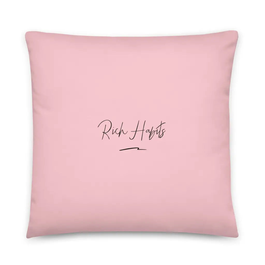 Pink Pillow - 22″×22″