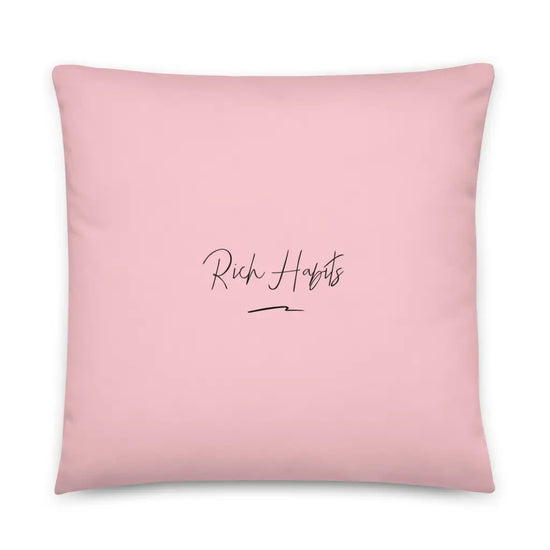 Pink Pillow - 22″×22″