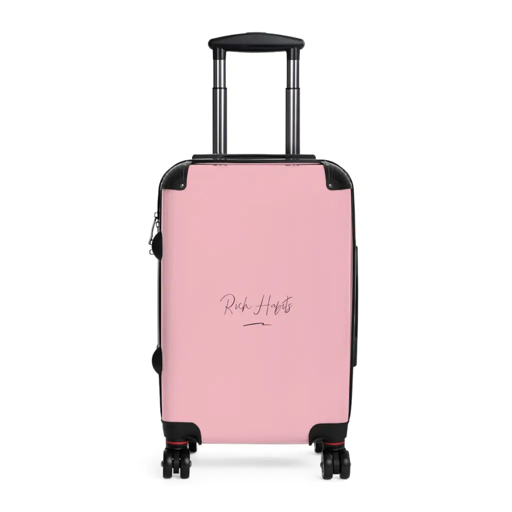 Pink Suitcase - Small / Black - Bags