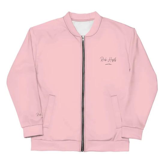 Pink Unisex Bomber Jacket - XS