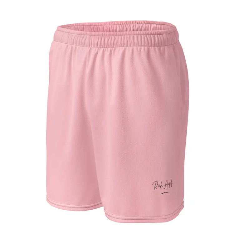 Pink Unisex mesh shorts - 2XS