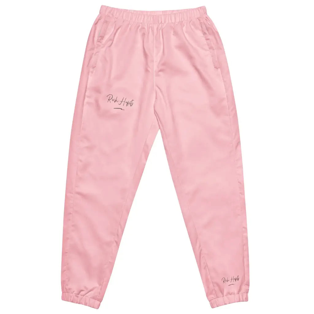 Pink Unisex track pants - White / XS