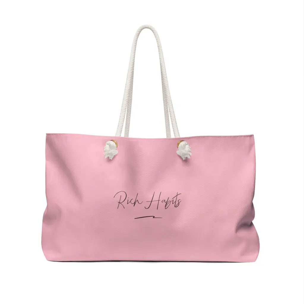 Pink Weekender Bag - 24 × 13 - Bags