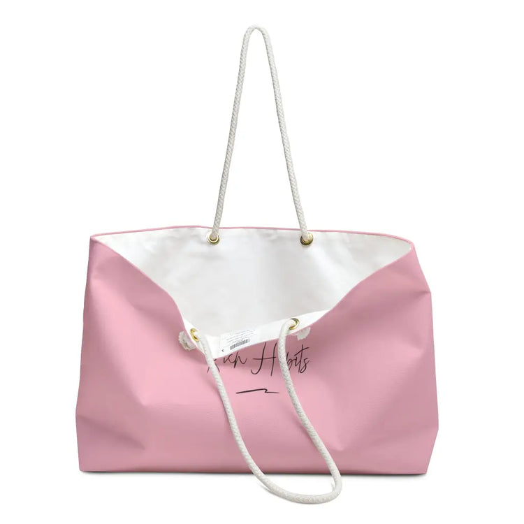 Pink Weekender Bag - 24 × 13 - Bags