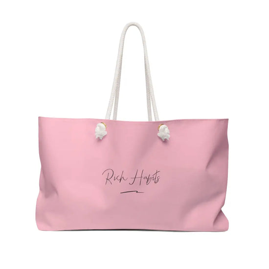 Pink Weekender Bag - 24 × 13 - Bags