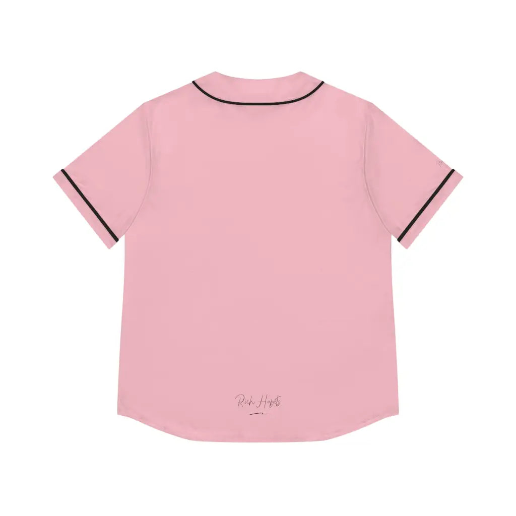 Pink Women’s Baseball Jersey - All Over Prints