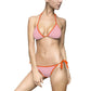 Pink Women’s Bikini Swimsuit - S / Orange - All Over Prints