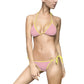 Pink Women’s Bikini Swimsuit - S / Yellow - All Over Prints