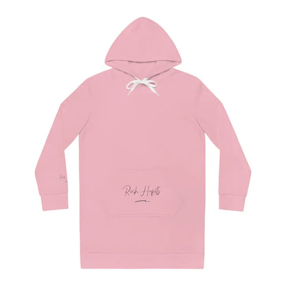 Pink Women’s Hoodie Dress - S / Seam thread color