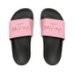 Pink Youth PU Slide Sandals - Black / Kid’s 13 - Shoes